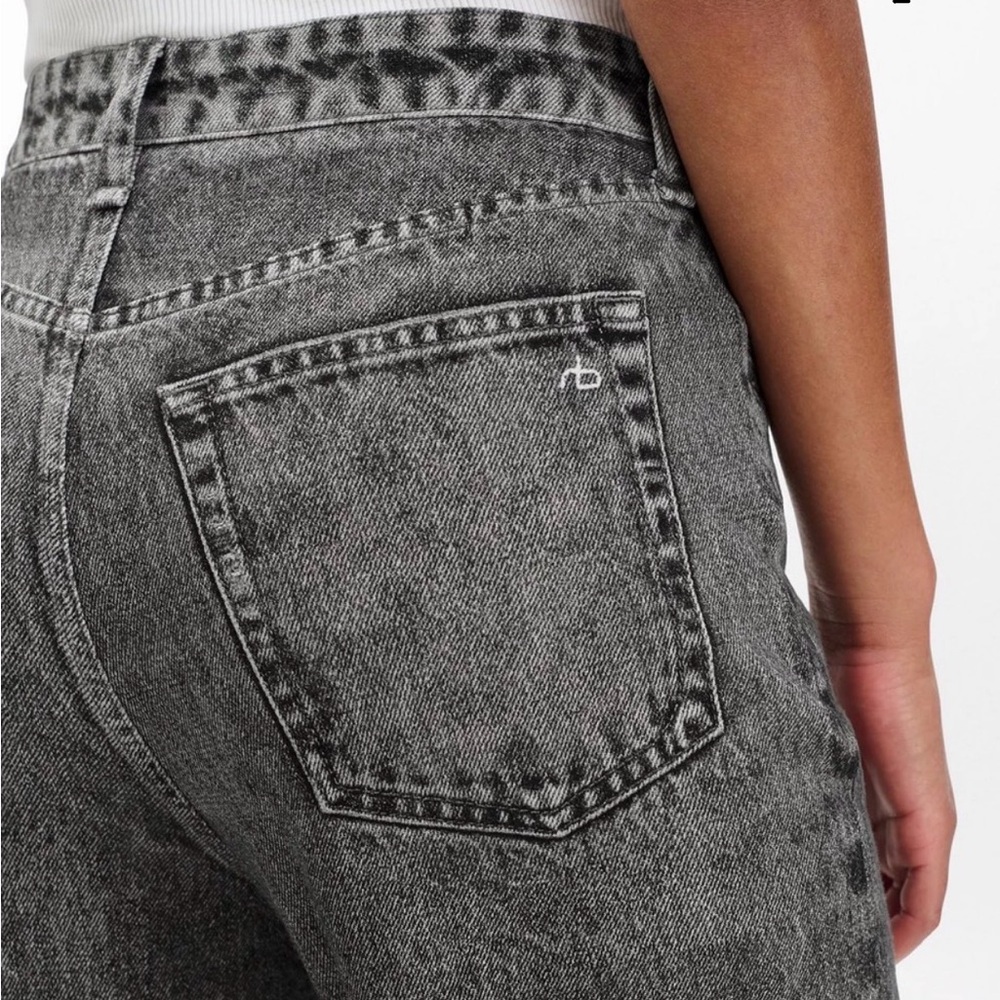 rag & bone Miramar Shea Ankle-Length Pants color Raven - Picture 8 of 11